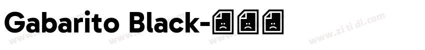 Gabarito Black字体转换